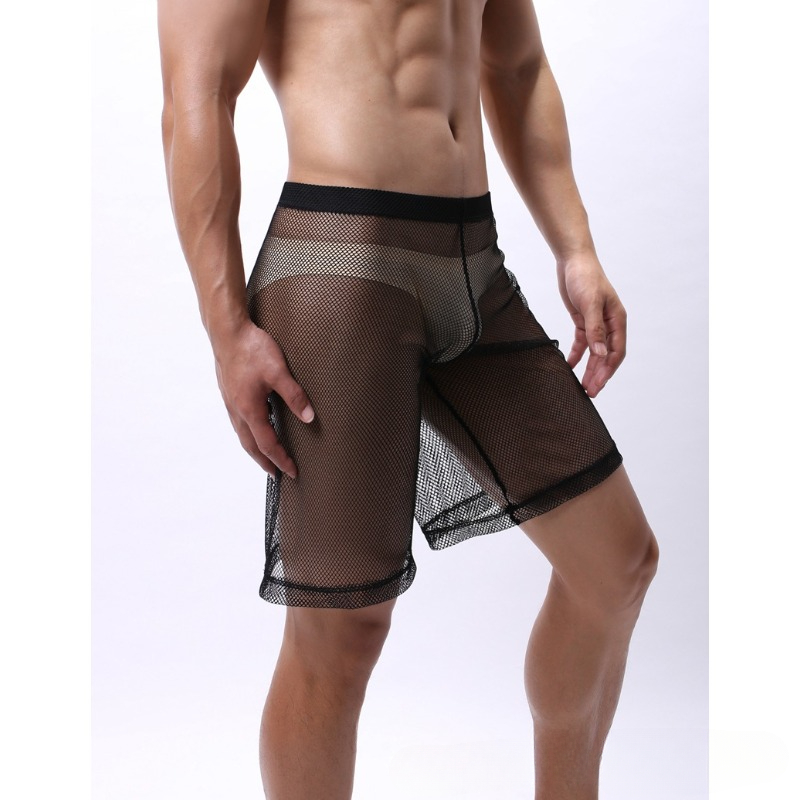 Trunk Breathable Men - Alçak Örgü Erotik Iç Çamaşırı Erkekler