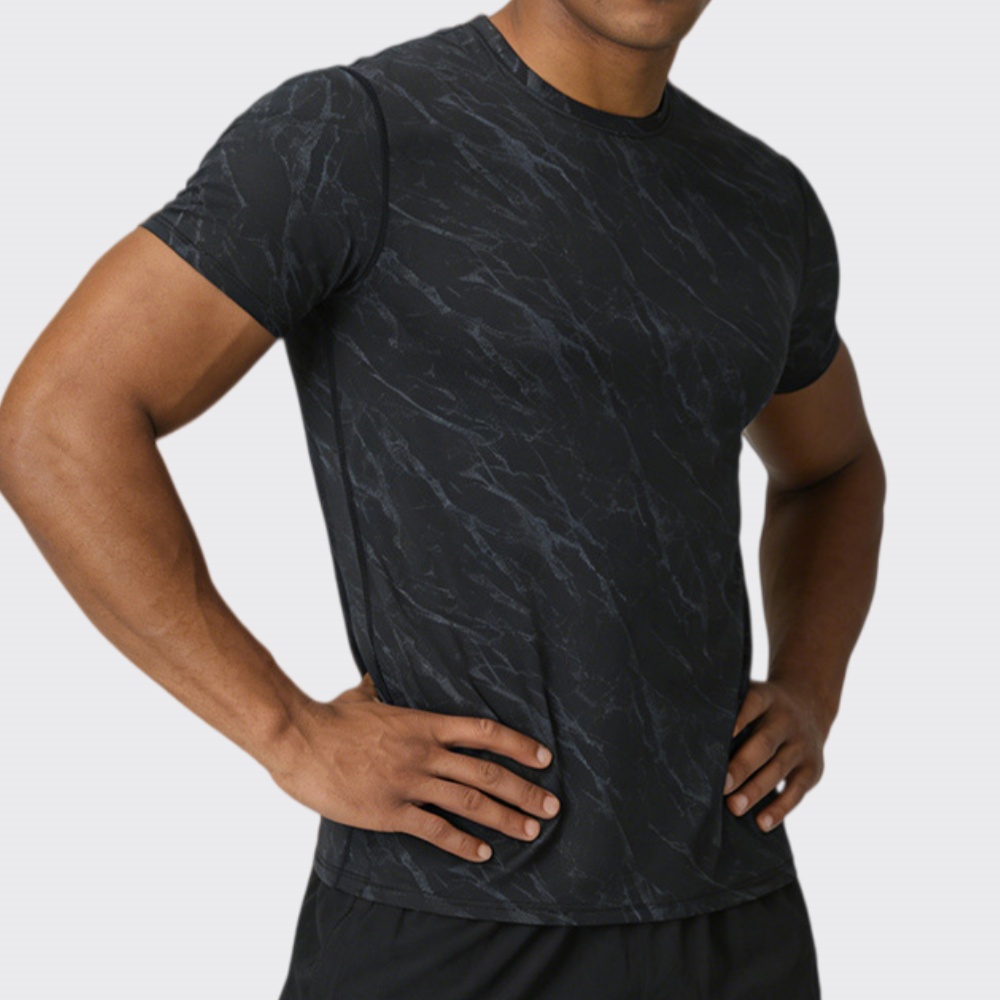 Yaz erkek Çabuk Kuruyan Spor T - T Shirt Tight Fit incelemesi ve fiyatı